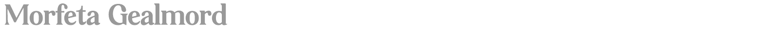Morfeta Gealmord font preview
